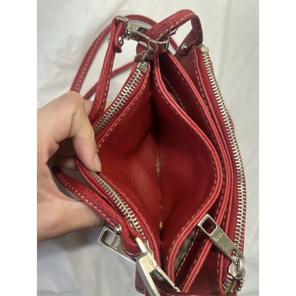 MNG accessories By Mango Small Crossbody Purse Red - Picture 8 of 15
